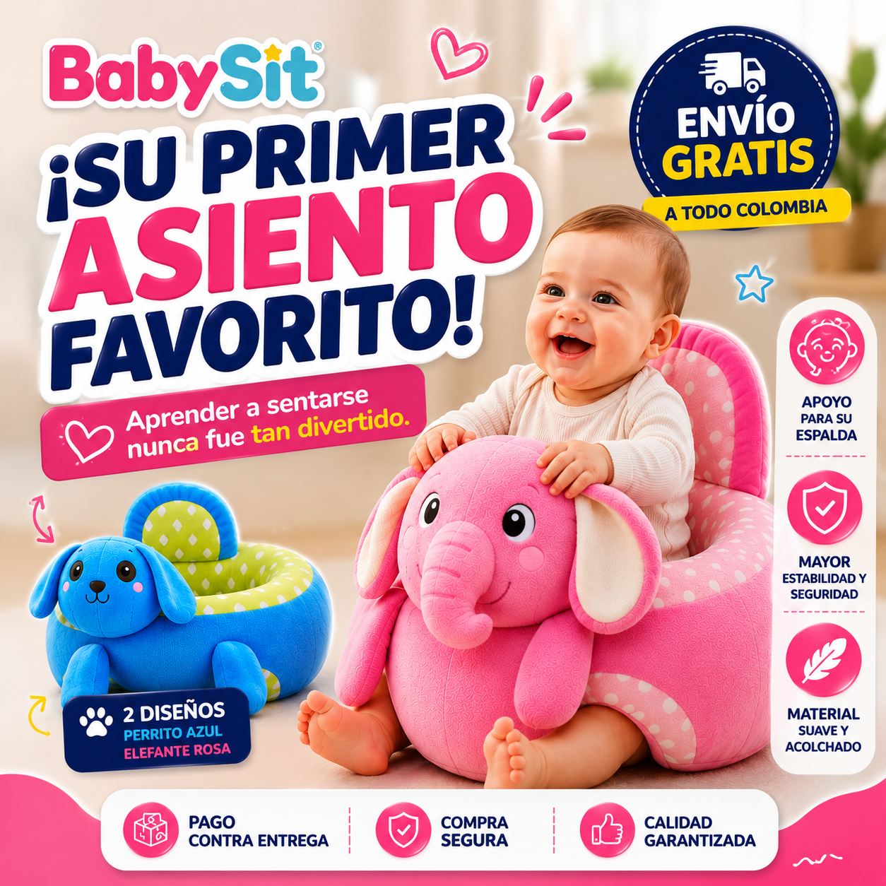 BabySit® Cojin Estabilizador Para Bebe