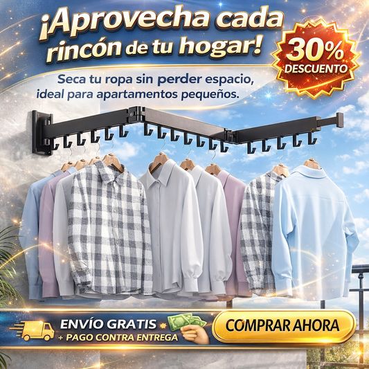 TenderArm® Tendedero de Ropa Plegable
