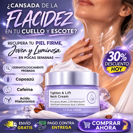 GoPure® Crema Rejuvenecedora para Cuello