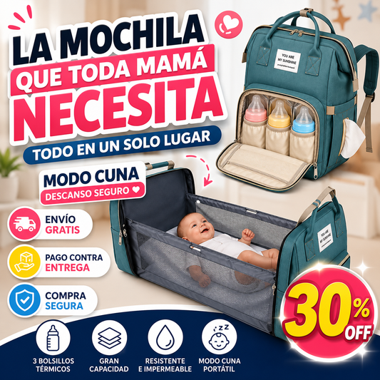 BabySleep® Pañalera Térmica con Cuna Integrada